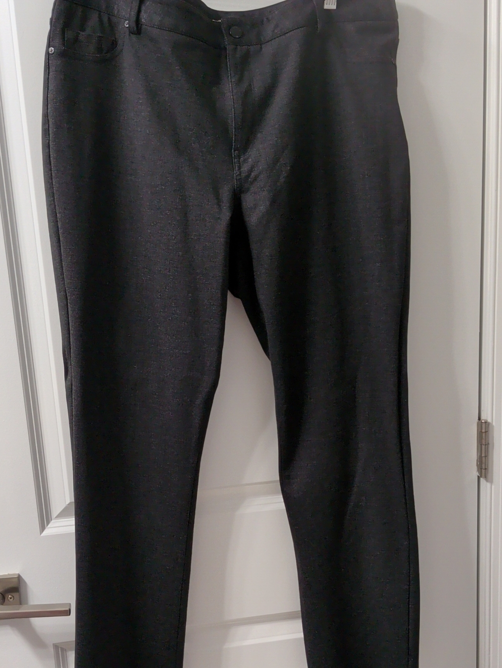 DKNY Women's Charcoal Stretch Dress Pants